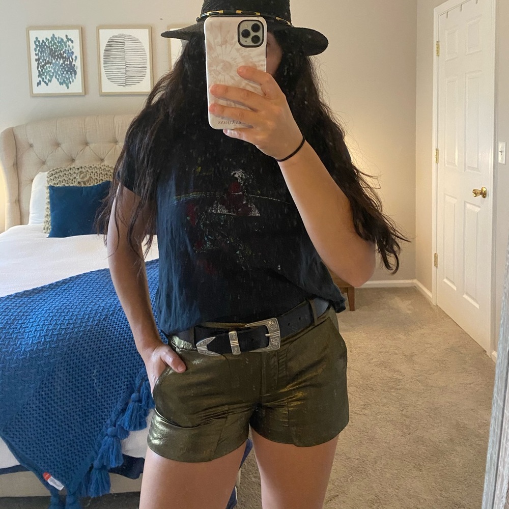 BCBG MAXAZRIA | Metallic Shorts